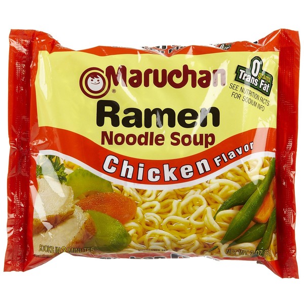 Maruchan Chicken Flavor Ramen Noodle Soup 3 oz