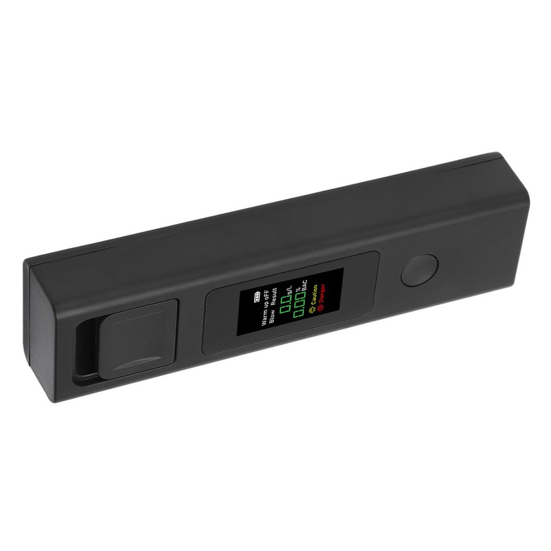 Portable Drunk Tester High Accuracy LCD Display Breathalyzer Rechargeable Air