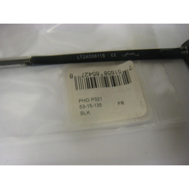 Phoebe Couture Eyeglass Frames P321 BLACK 53-15-135-36 With Generic Case