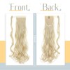 Curly Wrap Around Ponytail Extension 24 inch Long Synthetic Hair