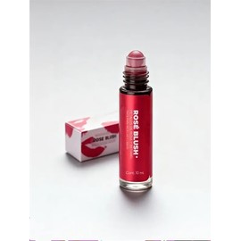 Rosé Blush Tinta Líquida para Labios y Mejillas, Extracto de Betabel y Pétalos de Rosa, Color Rojo Rubí, 100% Natural, 10 ml