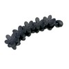 No Slip Banana Clip Flower, Matte Black