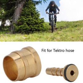 Bike Disc Brake Hose Insert, Hose Olive Insert, High Precision Hydraulic Disc Brake Hose Tektro Hydraulic Brake Hose for Tektro Hose for Tektro Replacement Part