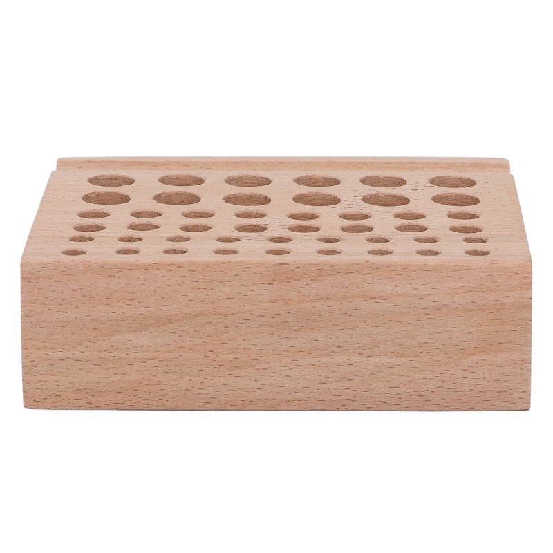 Leather Tool Holder 46 Holes Beech Wood Professional Leather Tool