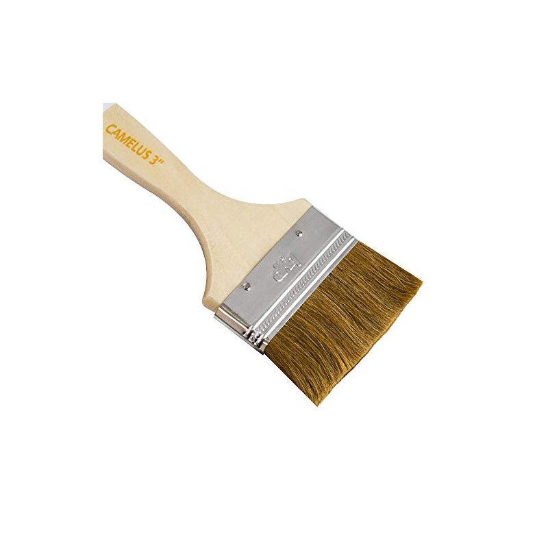 Brocha Camelus Pelo Extra Fino Barniz Acuarela 4" Byp
