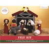Simply Make Felt Nativity Scene Christmas Kit, Craft Accessories, Ideal