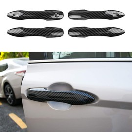 Exterior Door Handle Cover Trims with Smart Entry Holes Fit for Toyota Camry 2025 2024 2023 2022 2021 2020 2019 2018/Toyota Corolla Avalon 2019-2024 Accessories