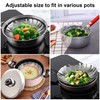 Zocy Steamer Basket, Stainless Steel Vegetable Steam Baskets for Steaming