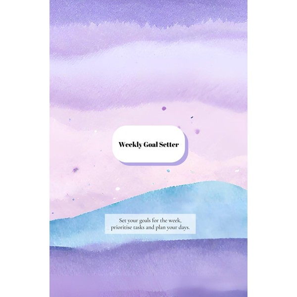 Weekly Goal Tracker Planner | 1 Year: List Tasks for