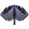 ACEIken Umbrella Reverse Close Folding Windproof Travel Umbrella - Compact