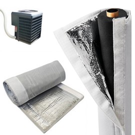 3-Layer HVAC Copper Pipe Insulation Cover – 600D Oxford Waterproof & UV Resistant AC Line Sleeve – 72x10.2 Inch Outdoor Duct Protector for Central Air & Mini Split Systems