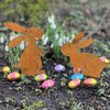 Storm's Gartenzaubereien Garden Stake – Easter Bunny, Set of 2