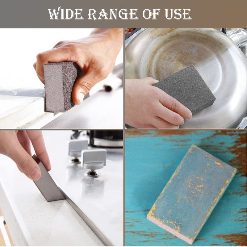 SACKORANGE 12 Pack Single Sanding Sponge Set - 80/100/120/180/220/320 Grit