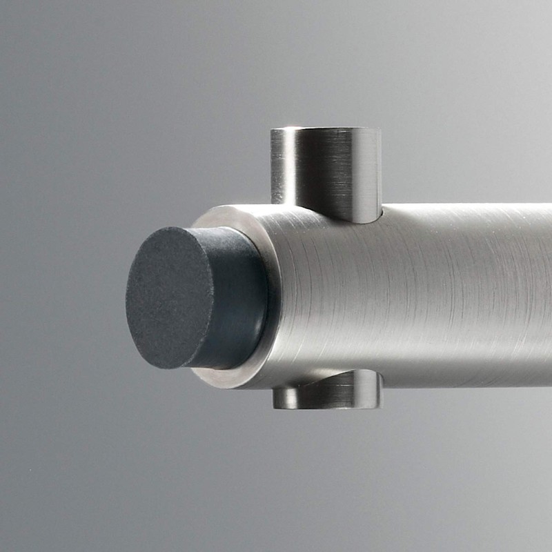 PHOS Design Elegant Stainless Steel Wall Hook with Door Stop,