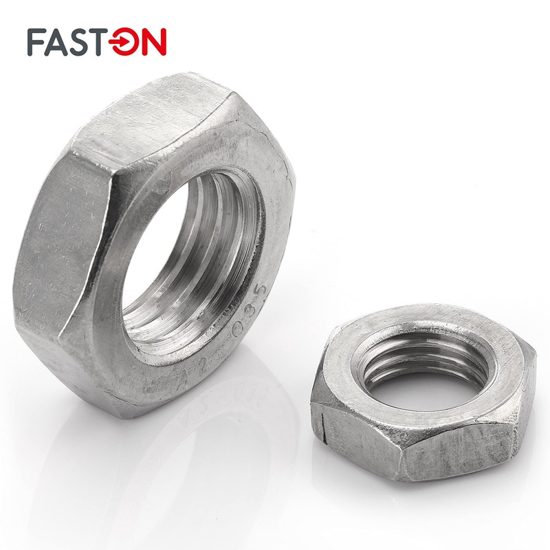 FASTON Hex Nuts M3 Low Shape Stainless Steel A2 V2A