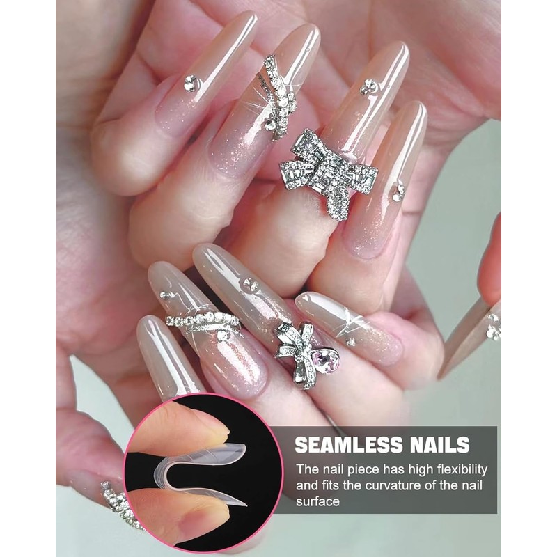 CULEB Dual Nail Forms Set, 4 Style 12 Sizes Nail