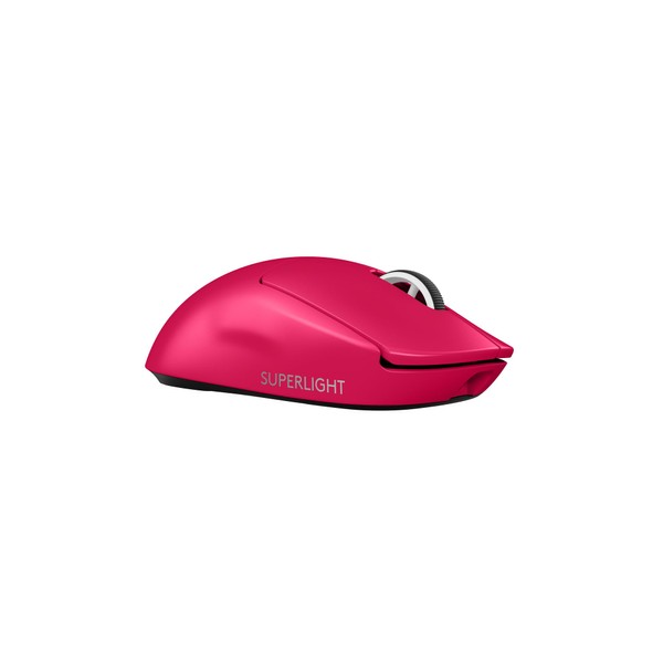 Logicool G-PPD-004WL-MG G-PPD-004WL-MG Wireless Gaming Mouse, LIGHTFORCE Hybrid Switch, Lightest in Our History, 2.1 oz (60 g), LightSPEED HERO2 Sensor, POWERPLAY Wireless Charging, Magenta, Pink, Wireless, Authentic Product