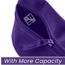 Prime Fashions Big Capacity Durable Pencil Case with Zipper Style Perfect for School Office and Makeup with Secure Zippered Design for Adults Boys Girls Kids.