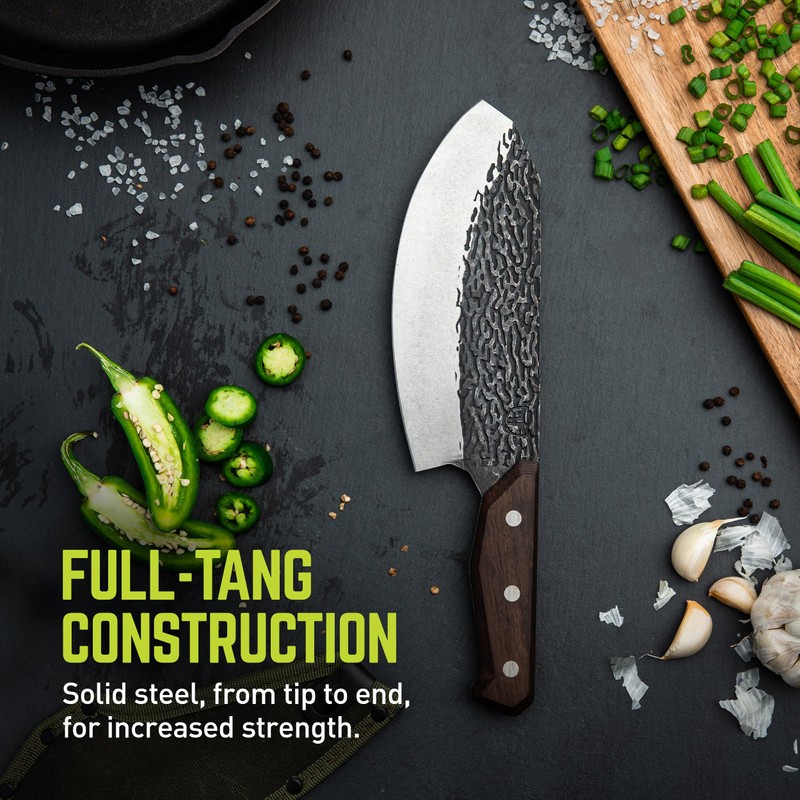 TRUE PrimalForge Butcher Knife | Chop & Mince Aromatics Herbs