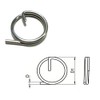 Split Cotter Ring T316 (A4) Marine Grade Stainless Steel 1