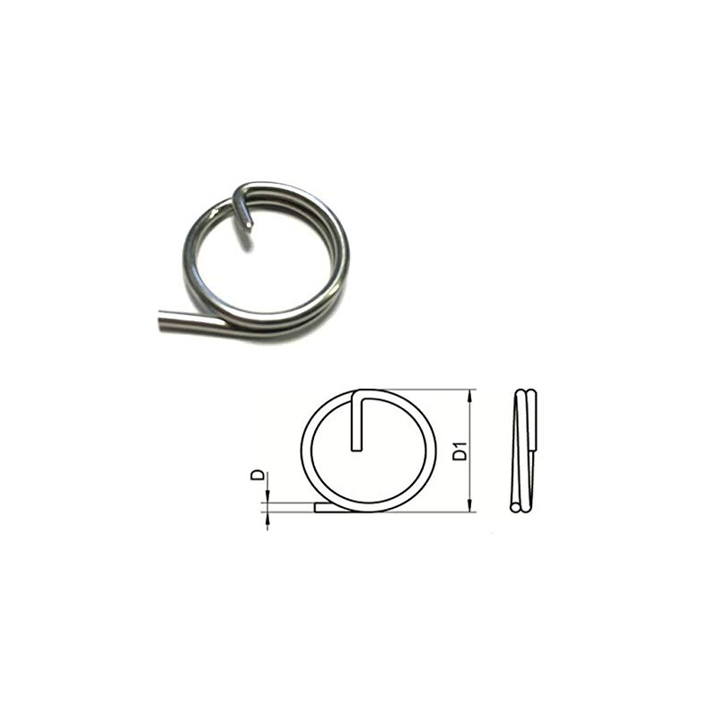Split Cotter Ring T316 (A4) Marine Grade Stainless Steel 1