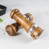 JF JAMES.F Wooden Salt and Pepper Grinder Set, 6.5 inch