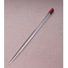 SOWAKA 5 Pcs Nail Cuticle Pusher 17 cm Red Rubber