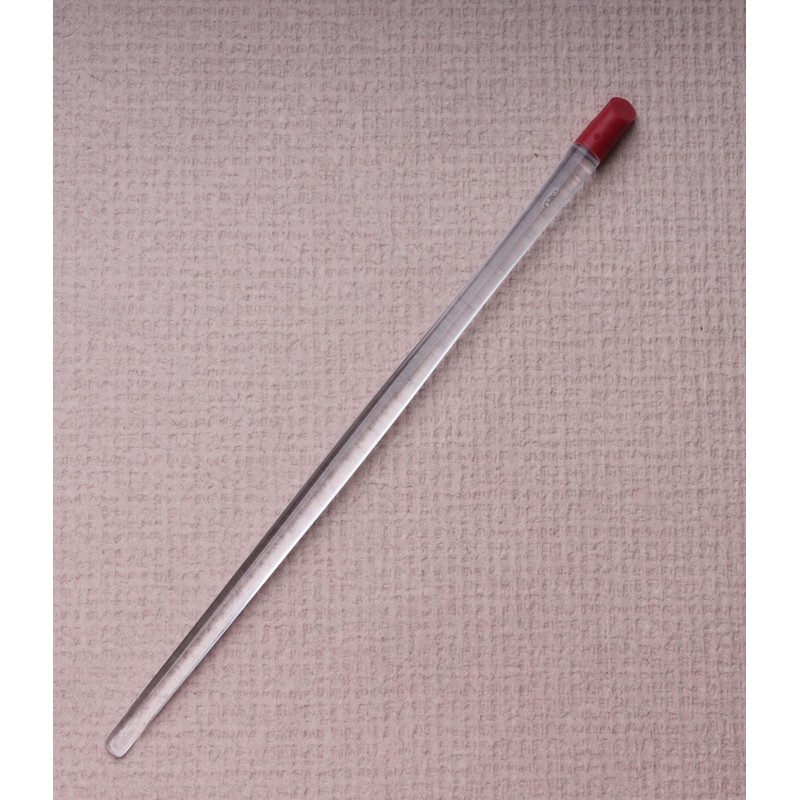 SOWAKA 5 Pcs Nail Cuticle Pusher 17 cm Red Rubber