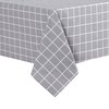 sancua Checkered Vinyl Rectangle Tablecloth - 60 x 102 Inch