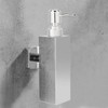 Wall Mounted Stainless Steel Square Manual Hand Liquid Soap Lotion