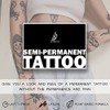 AWAKEN Temporary Fake Juice Tattoos for Men Arm Semi Permanent