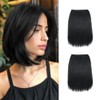 XFSRG Pack of 2 Clip-In Extensions, Synthetic Invisible Silky Seamless