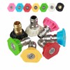 7 Pieces Pressure Washer Spray Nozzles Tips Set 1/4Inch Quick