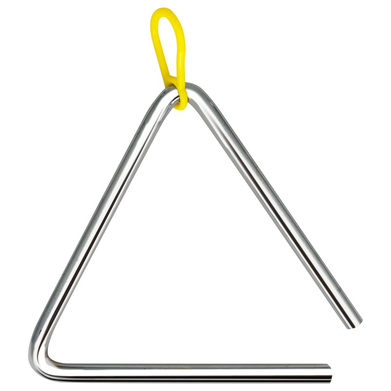 Set of 6 Triangle Instruments, Musical Instruments, Triangle, 5 Inch,