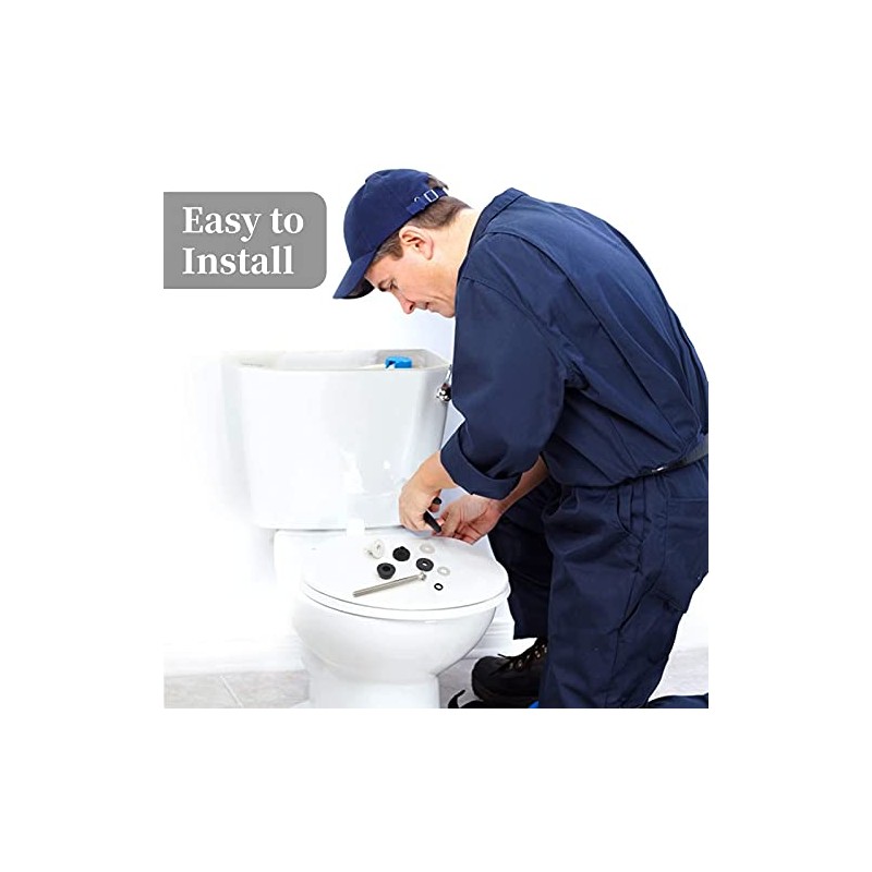 Universal Toilet Seat Hinge Bolts Kit, Heavy Duty Toilet Bolts,