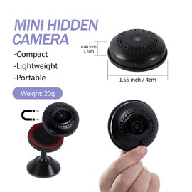 PAISLEYS Security Camera, WiFi Indoor Camera, Cloud and SD Storage, Clear Night Vision, Real Time Recording Security Wireless Surveillance