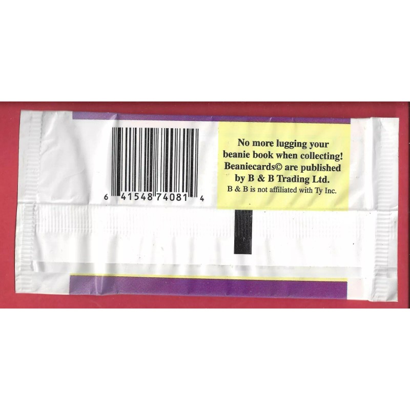 1998 BEANIE CARDS SERIES 1, UNOPENED PACK B&B Trading Ltd
