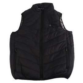 Heated Jacket Unisex 3 Gears Four Zones Heating Polyester Fiber Electric Thermal Vest for Outdoor Winter L