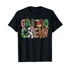 Gastro Crew Christmas Nurses Xmas Pajamas PJs Women Gifts T-Shirt