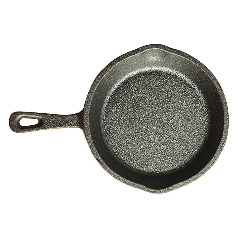 Small Frying Pan Cast Iron Handle Desing Nonstick Mini Sizzling