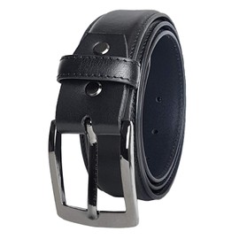 STILORD 'Dean' Suit Belt Men's Leather Classic Leather Belt Business Belt Made of Full Leather Men's Belt Can be Shortened in Vintage Gift Box Genuine Leather 34 mm, black