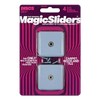 Magic Sliders Nylon/Plastic Screw-On Sliding Discs Gray 4 pk