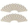 Glomora Lawn Mower Plastic Blade 24 Piece Replacement Kit For