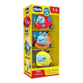 Chicco 3 Piezas De Carritos De Construcción Rolling Wheels