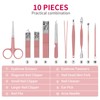 ZIZZON Travel Mini Manicure Set Nail Clipper Set 10 in