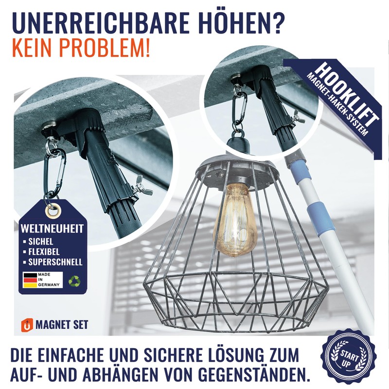 Hooklift - Magnet set the innovative magnetic hook system for