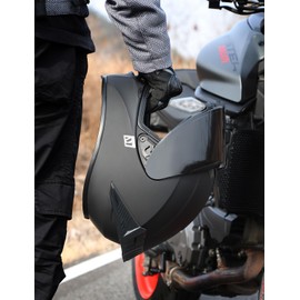 Full Face Motorcycle Helmet with Spoiler - Advanced Aero Design for Men and Women (Unisex)