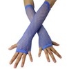 BundleMall 12pcs Set Womens Fingerless Fishnet Gloves Costume Party Accessories