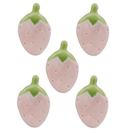 te-buruuxeai-suto Strawberry Chopstick Rest Set of 5 katorari-resuto supu-nresuto Dinnerware Set , safety pink