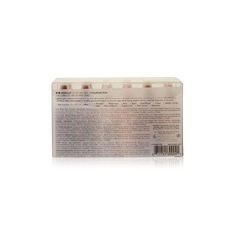 Temptu S/B - Juego de 12 bases de maquillaje